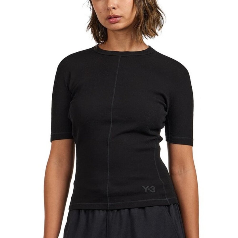 Y-3 Fitted Short Sleeve Tee L